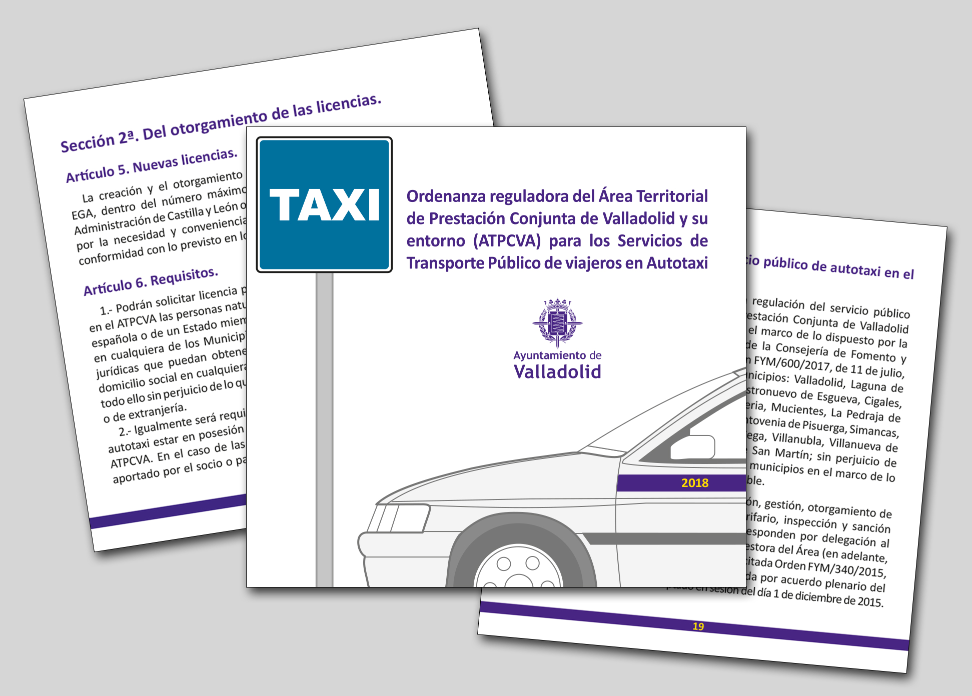 Imagen del trabajo Normativa para los servicios de transporte en taxi